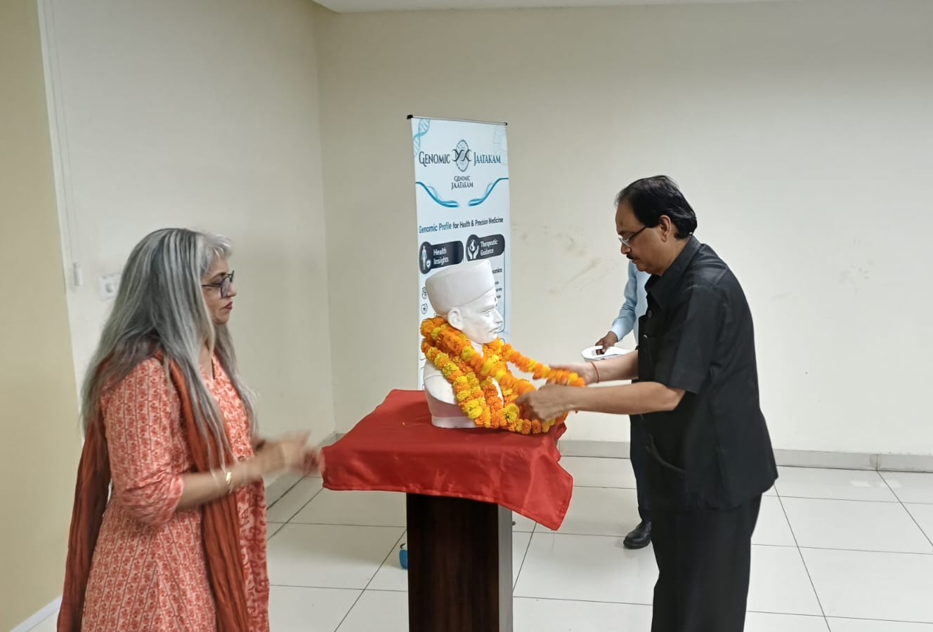 Photograph of CME on “Genomic Jaatakam”