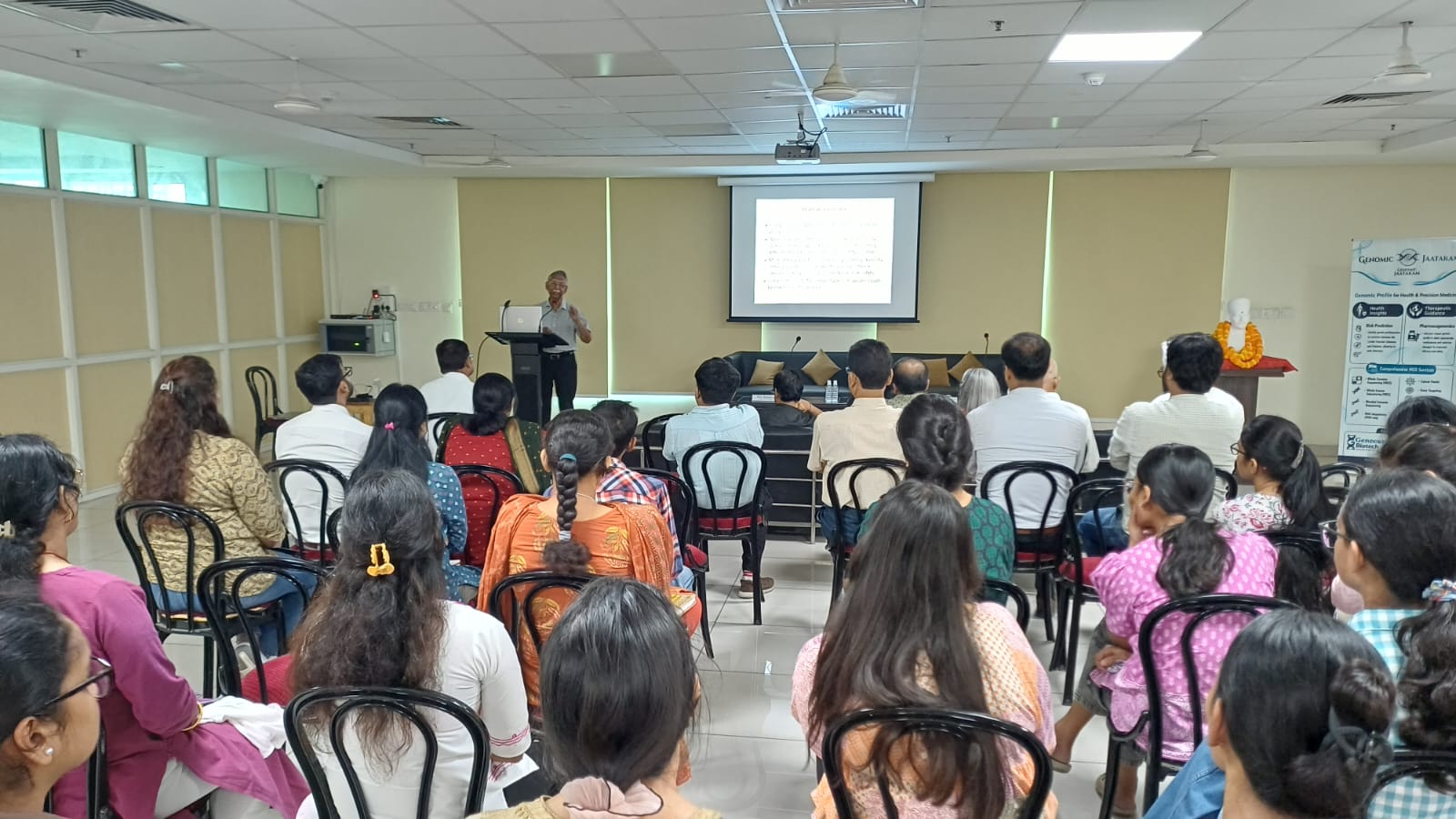 Photograph of CME on “Genomic Jaatakam”