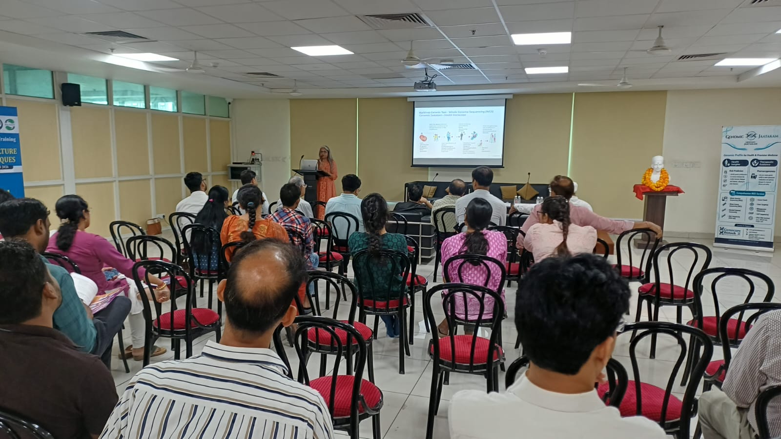 Photograph of CME on “Genomic Jaatakam”